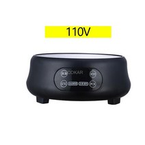 전기레인지 1구 하이라이트 전기 렌지 110V220V 히터 스토브 핫 쿠커 플레이트 우유 물 커피 차 난방 용광로 다기능 주방 기기핫티메이커, 110V black