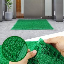 테잔디현관매트 소 발매트 제작 발닦개 신발털이 도어, 테잔디매트 중