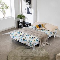 탄탄한 프레임리스 올인원 단면 매트리스 침대 싱글 슈퍼싱글 더블 퀸, 러블리