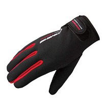 Komine KOMINE 오토바이용 네오프렌 장갑 레드 2XL GK-753 665 가을/겨울/봄용 바람막이, 상품명참조