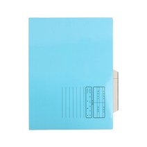 플러스샵 종이 문서 보관 홀더 6색상 10개입 1묶음 A4, 하늘 100개입 10묶음