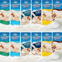 매일우유 아몬드브리즈 오리지널 언스위트 프로틴 식이섬유 바나나 초콜릿, 언스위트 950ml 10팩