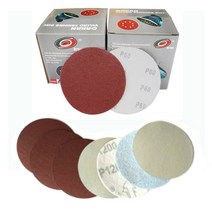 공구라면 (09RM) 샌딩패드 3인치 샌딩페이퍼 사포 그라인더 드릴용 연마 연삭 빼빠 원형사포, 3인치원형사포-150방(10매)