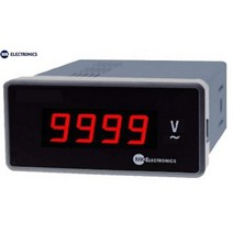 9999 표시레인지 AC500V까지 측정 지시형 디지털 판넬메타 교류 전압계 CV-132A, DC 12~24V, AC 500V~800V