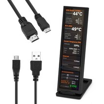 88 인치 정전 식 터치 모니터 480x1920 긴 스트립 휴대용 스트레치 바 LCD 두 번째 화면 USB Aida64 서브, Touch Screen