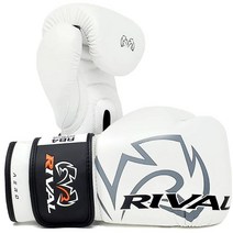 RIVAL Boxing RB4 Econo 백 장갑 후크 앤 루프 클로저 - 내구성과 성능을 높이기 위한 합성 PU 외부 쉘 657913, White_X-Small