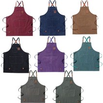 미용실 네일아트앞치마 바리스타 커피숍 작업용앞치마 _20229911EA, 쿠팡 블랙, 쿠팡 본상품선택