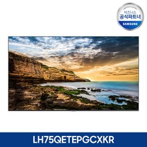 삼성 75인치 4K UHD 사이니지 모니터 LH75QETEPGCXKR, 본품+천정형