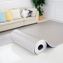 휴팡 애견매트 18T PVC DIY 롤매트 110 X 200cm, 헤링본 그레이