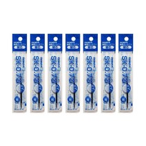 제브라 볼펜 리필심 0.7mm 블루 SK-0.7 클립온 멀티 슬림, 7개