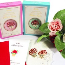 6000_카네이션브로치+카드세트 B171, 블루