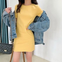 3컬러 라운드 민소매 미니 원피스 LKO410 _[마크트]