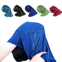 윈썸잇 1+4 (5개) 냉타올 땀타올 땀수건 땀타월 냉타월 등산 쿨손수건 쿨타올 목수건 군대 헬스장 얼음 수건 쿨목수건, 블랙 (5개)