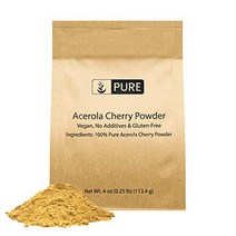 Acerola Cherry Powder 4 oz ½ TSP Serving 100% Pure & Natural Bioavailable & Potent Vitamin C No, 1, 기타