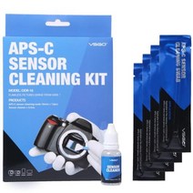 vsgo dslr 카메라 센서 청소 면봉 키트 12pcs with 액체 클리너 솔루션 15ml for nikon canon sony digital slr camera clean, 풀 프레임