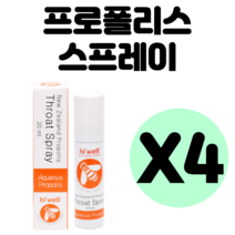하이웰 영양제왕 프로폴리스 스프레이 오랄 구강 휴대용 뿌리는 직구 뉴질랜드 4개, 20ml