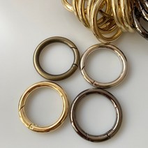 [세아퀼트] 가방 O링 오링 30mm 35mm 40mm 45mm(내경), 30mm흑니켈, 1개