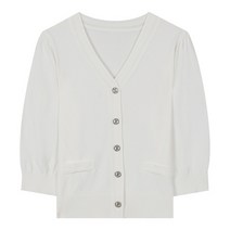 베스띠벨리 24S/S 펀칭 디테일 니트 가디건 BIC2970IV