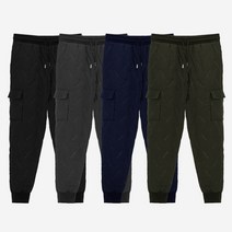 무드라인 남성 밴딩 누빔 생활방수 패딩 조거팬츠 4컬러