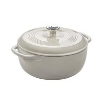 롯지 에나멜 캐스트 아이언 더치 오븐 오이스터 3 쿼츠, Dutch Oven, Oyster, Oyster_Dutch Oven