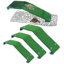 거북이 키우기 수조 어항 사육장 꾸미기 추천 쉼터 은신처 건조 플랫폼 등반 사다리 탱크, l