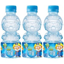 팔도 뽀로로 샘물 250ml 16개 낱개 지리산 샘물