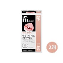 일동제약 마이니 키즈아연 어린이아연 유아아연 아연영양제 비타민c 씹어먹는 츄어블 성장기 보충제 30정, 2개