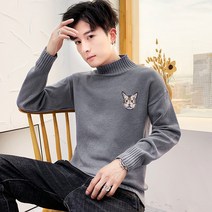남자목폴라코디 겨울 가을 스웨터 남성 풀오버 후드 코트 이너 니트 어린 고양이 M228 64911473