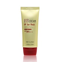 3더블유 클리닉 UV선블록 비비크림 선BB크림 저자극, 50ml