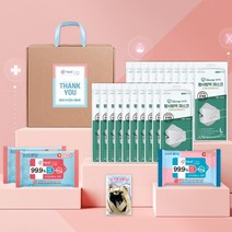마스크 생필품 선물세트 2호 명절 추석 선물 단체 답례품, 명절스티커