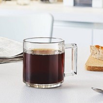 루미낙 본느 피트니스 내열강화 유리 머그 250ml, 2P, 투명