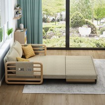 원목 수납형 소파베드 25평쇼파 겸침대 공간활용 변신 이케아보다저렴, Ash 1.86mLatex-Storage