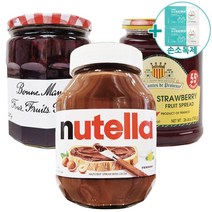 코스트코 페레로 누텔라 초코잼 1KG / 본마망 포푸르츠 잼 750G / 레꼼드 프로방스 딸기잼 750G + 더메이런손소독제