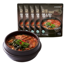 교동 프리미엄 염소탕 어르신 몸보신 보양식, 5개, 450g