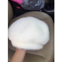 밍크밍크모자 베레모 여동 통밍크모자 팔각 페레 중절모 귀마개 중년여성모자