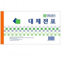 이화 대체전표 -- 낱개