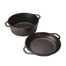 소포글로벌 주물 주철 무쇠팬 무코팅 26cm 가마 다기능 가마 솥 SP2060205, 26cm블랙