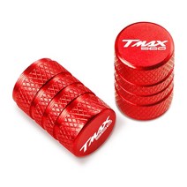 오토바이 부품 야마하 T-MAX 560 T max T-Max560 TMAX560 2020 용 오토바이 CNC 타이어 밸브 에어 포트 스, 04 Red