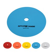 스포츠트라이브 원형 마커 납작콘세트 10개입, 블루