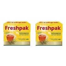 프레쉬팩 루이보스 80 티백 2팩 1세트 Freshpak Feels So Good Rooibos Tea, 상세페이지참조