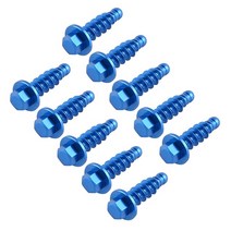 10pcs 먼지 자전거 셀프 태핑 나사 볼트 키트 ktm exc excf xc xcf sx sxf tpi 6일 125 250 300 350 400 450 500 1997-2022, 협력사, 푸른