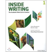 Inside Writing 1 Student Book, Oxford Univ Pr, 9780194601160, Burgmeier, Arline/ Lange, R...