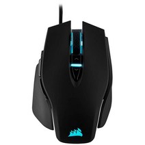Corsair M65 Elite RGB 옵티컬 FPS 게임 마우스 (18000 DPI 옵티컬 센서 무게 조정 8개의 프로그램 가능 버튼 3-Zone RGB 멀티컬러 백라이트, Black_M65 Elite