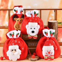 나성 크리스마스 복조리 주머니 가방, 산타