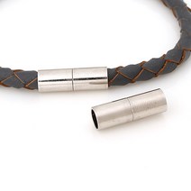 [9-464-01]가죽마감장식5mm용 민자바자석 18x6mm OR 1쌍