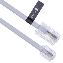 Keple 3m RJ11 to RJ45 Cable RJ11 to RJ45 Cab.. 정품보장, White_10 Meter / 33 Feet