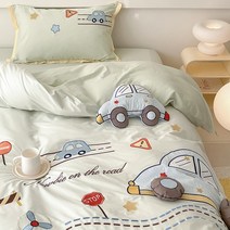 만화 자동차 4 조각면 세척면