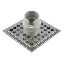 금강산업/바닥용육가(세탁기용) 100mm SUS201 배수트랩 악취방지 배수구