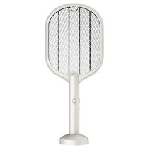 헤몬 모기팡팡 모기유인 충전식 전기 모기채, 화이트, 화이트, eq-88k