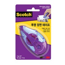 3M 스카치 투명 양면 테이프 017 펜타입 디스펜서 리필